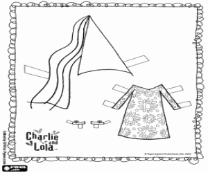 kolorowanka Gra Ubierz Lola jako wróżka