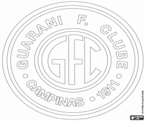 kolorowanka Guarani FC logo
