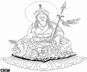 kolorowanka Guru Rinpocze, Padmasambhawa Buddy