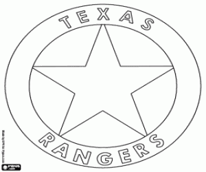 kolorowanka Gwiazda Texas Ranger