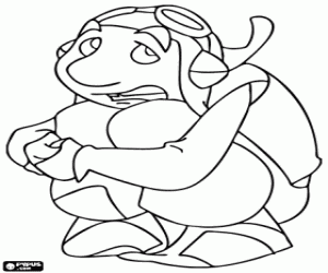 kolorowanka Gwizdo w kucki