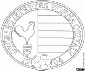 kolorowanka Gyori ETO FC logo