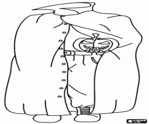 kolorowanka Halloween i jeźdźca bez głowy