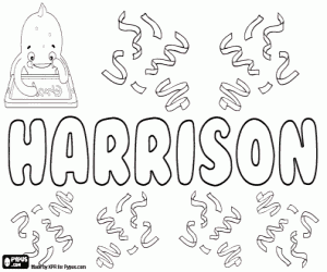 kolorowanka Harrisson, wariant Harrison