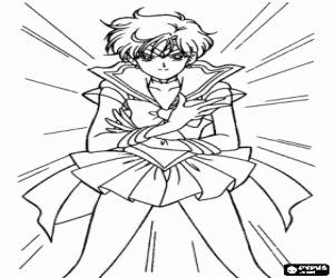 kolorowanka Haruka Tenou, Sailor Uranus