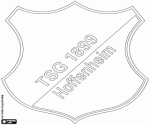 kolorowanka Hoffenheim logo