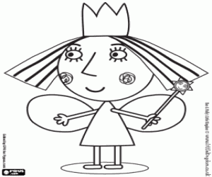 kolorowanka Holly bajki i magiczne różdżki