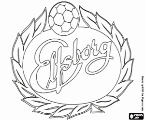kolorowanka IF Elfsborg emblemat
