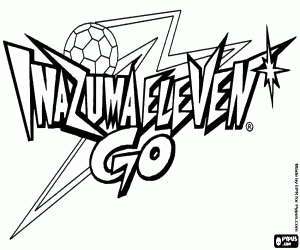 kolorowanka Inazuma Eleven Go logo