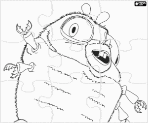 kolorowanka Insectozaur logiczna