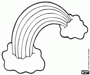 kolorowanka Irlandzki tęczy