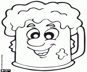 kolorowanka Irlandzkie piwo