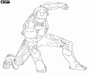 kolorowanka Iron Man