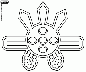 kolorowanka Japoński ozdoba do włosów