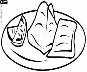 kolorowanka Japoński łososia, Yaki Sake