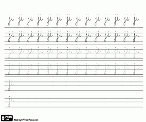 kolorowanka JI małymi literami