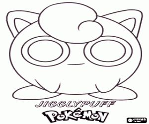 kolorowanka Jigglypuff, Pokémon