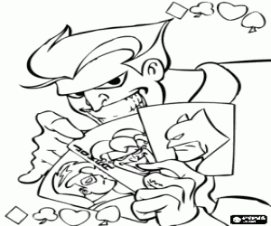 kolorowanka Joker, wroga Batmana