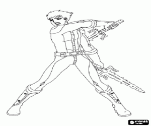 kolorowanka Josh Kirkpatrick, Team Galaxy