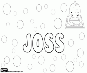 kolorowanka Joss, skróconą nazwę