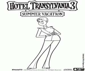 kolorowanka Kapitan statku Ericka Van Helsing