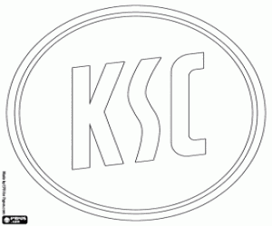kolorowanka Karlsruher logo