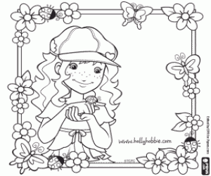 kolorowanka Karty z Holly Hobbie