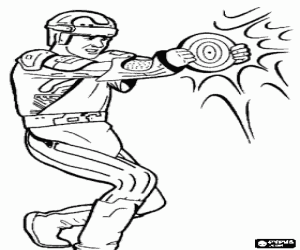 kolorowanka Kevin Lynn Clu i dysk światła