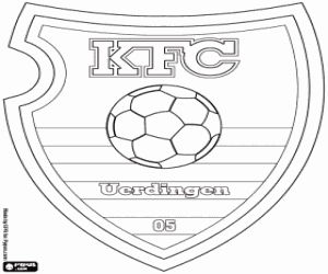 kolorowanka KFC Uerdingen 05 emblemat