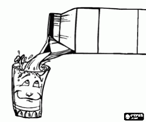 kolorowanka Kieliszek i tetrabrik