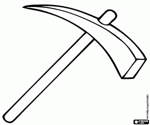 kolorowanka Kilof Górnika