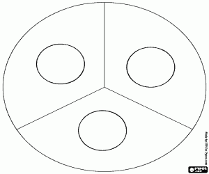kolorowanka Kombinacje z trzech kolorów