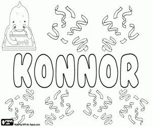 kolorowanka Konnor, wariant Connor