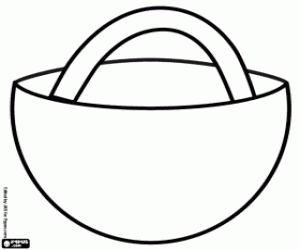 kolorowanka Kosz Czerwony Kapturek