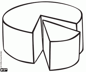 kolorowanka Koła z serem gruyere