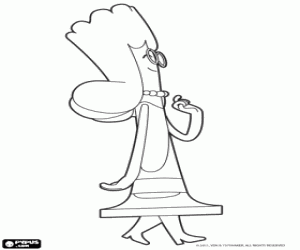 kolorowanka Królowej Jammbo, od strony