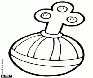 kolorowanka Kula z krzyżem