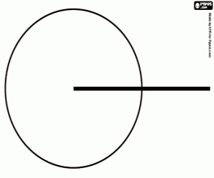 kolorowanka Kąt 360 stopni
