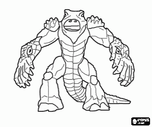 kolorowanka L'imprevedibile silente, Gormiti