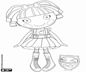kolorowanka Lalaloopsy lalka z sowa