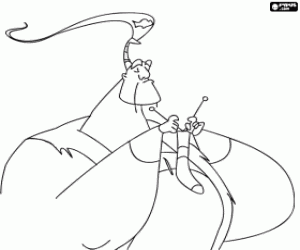 kolorowanka Lian-Chu, łowcy smoków