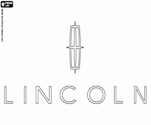 kolorowanka Lincoln Motor Company logo