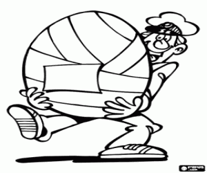 kolorowanka Listonosz i Pisanka