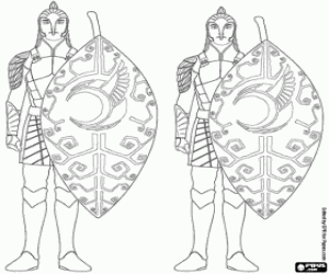 kolorowanka Liść mężczyźni