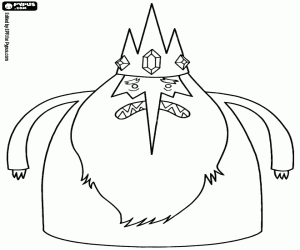 kolorowanka Lodowy Król ma magiczną moc