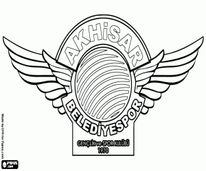 kolorowanka Logo Akhisar Belediyespor