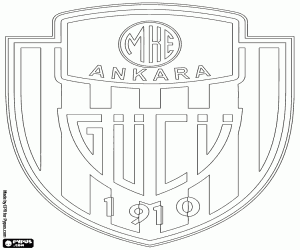 kolorowanka Logo Ankaragücü Ankara