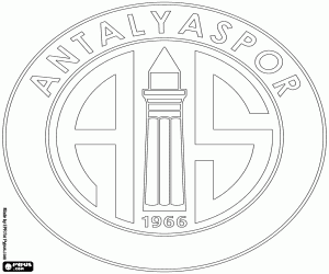 kolorowanka Logo Antalyaspor