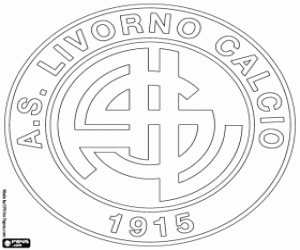 kolorowanka Logo AS Livorno Calcio