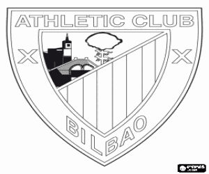 kolorowanka Logo Athletic Club de Bilbao